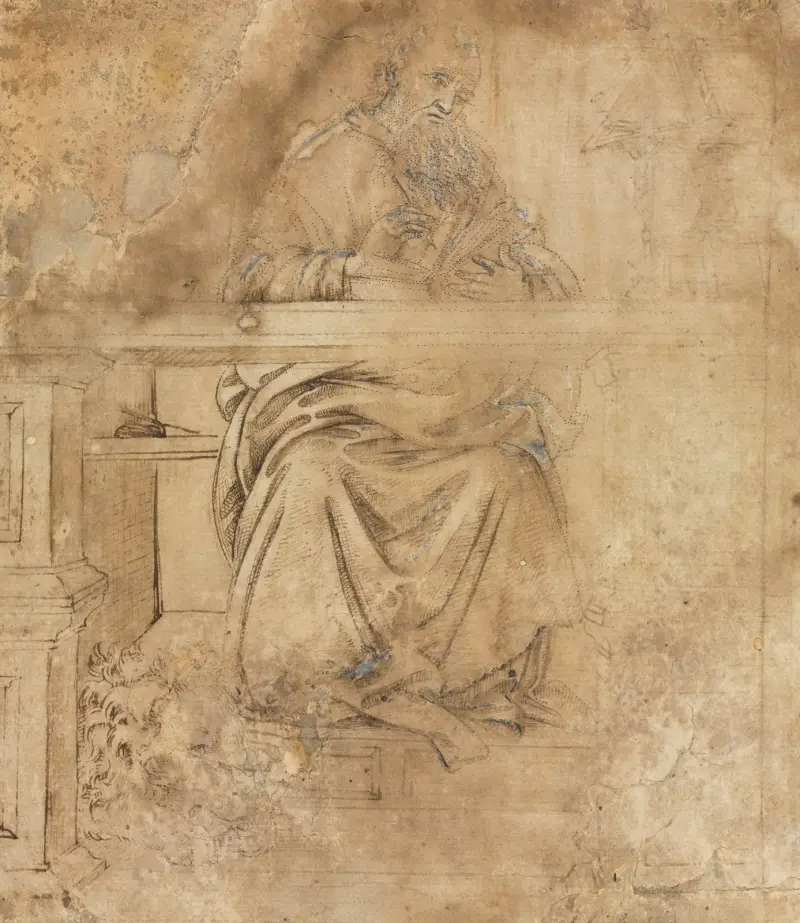 Der heilige Hieronymus in seinem Studium von Filippino Lippi