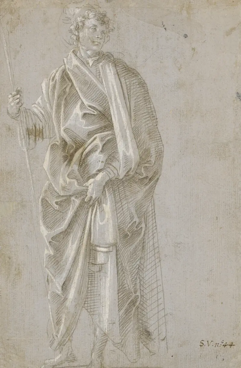 Stojící svatý, Filippino Lippi