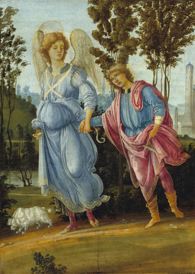Tobias and the Angel av Filippino Lippi