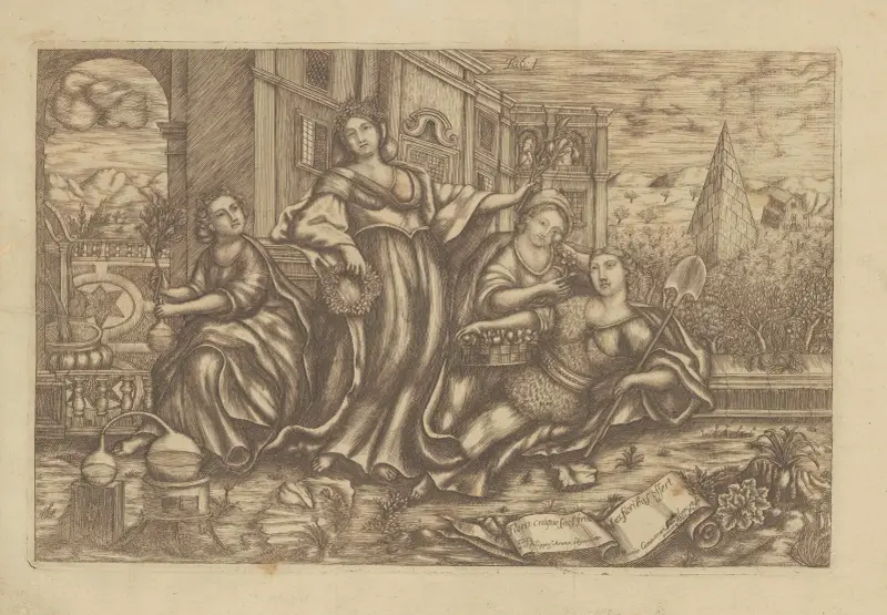 Flora, Botany, Physics and Pomona av Filippo Arena