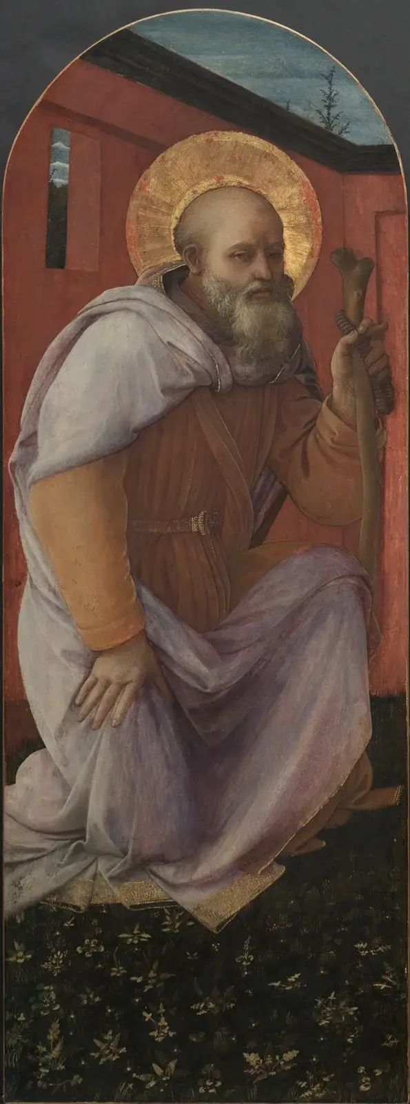 Der heilige Antonius Abbas von Filippo Lippi