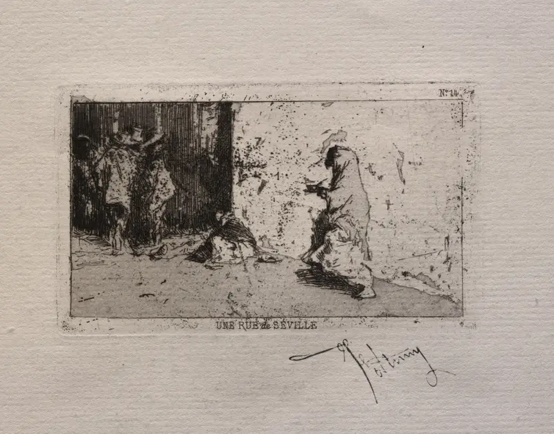 En gata i Sevilla av Mariano Fortuny Marsal