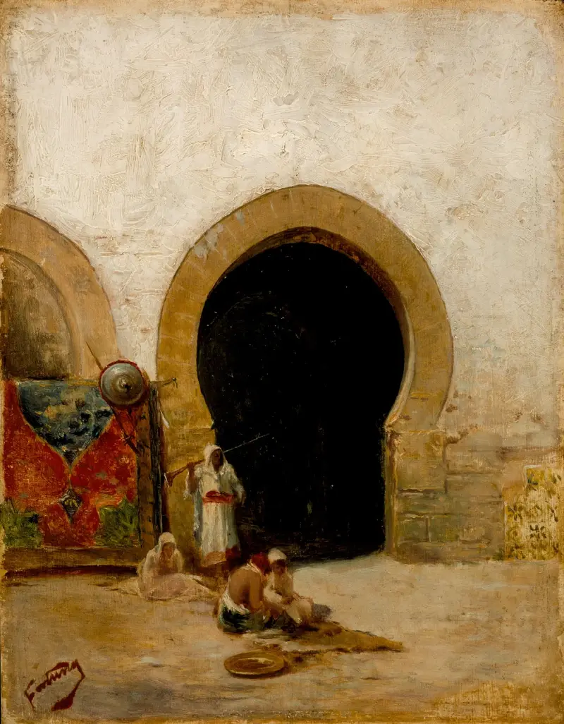 Vid seraljens port av Mariano Fortuny Marsal