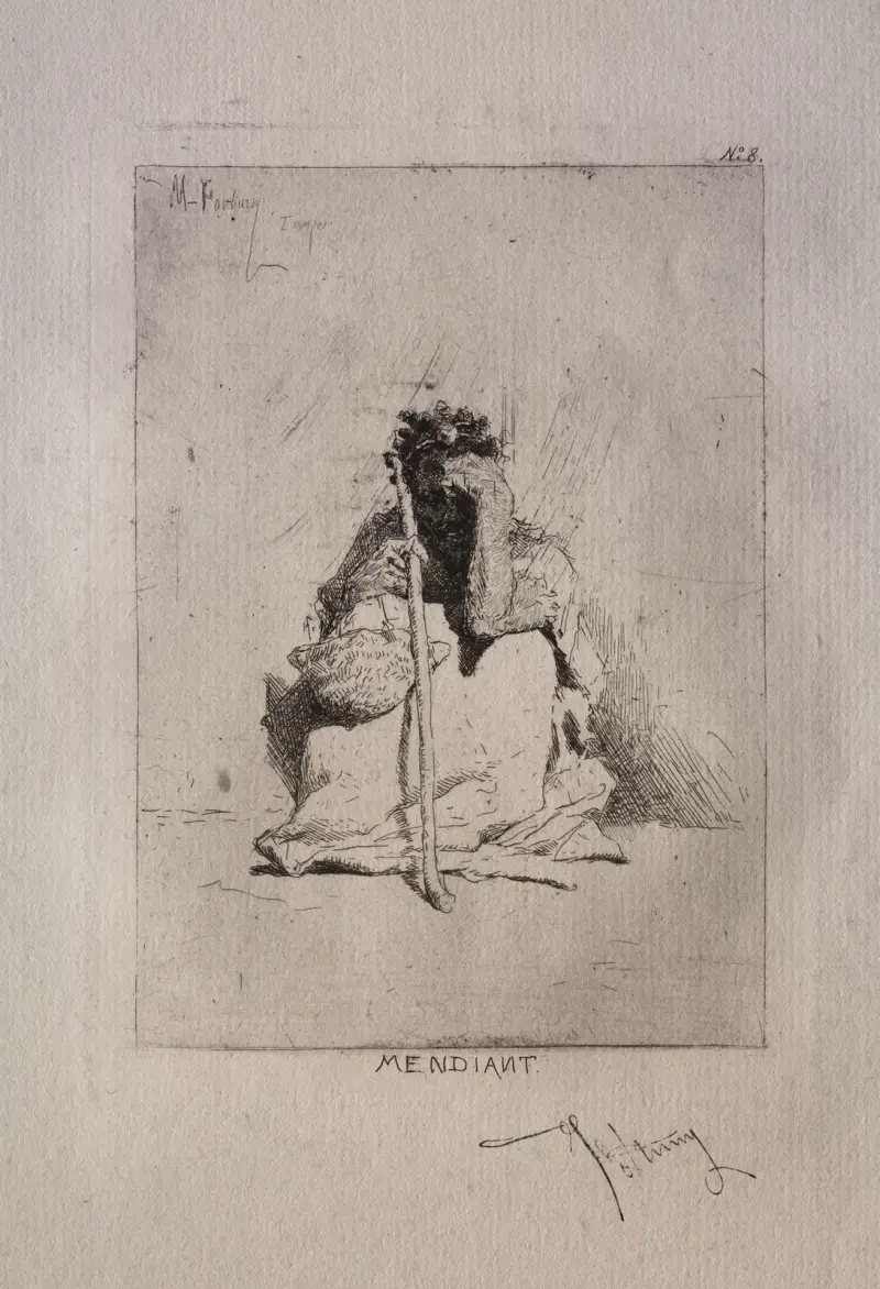 Bettler von Mariano Fortuny Marsal