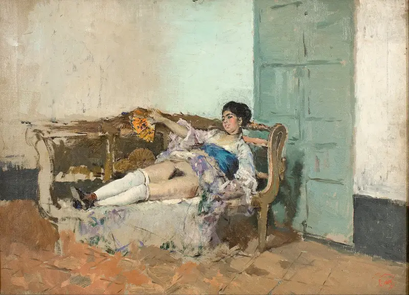 Carmen Bastián av Mariano Fortuny Marsal