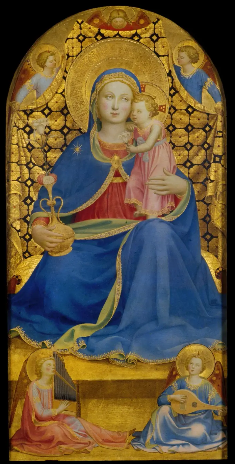Virgin of Humility (from 1433 until 1435) av Fra Angelico