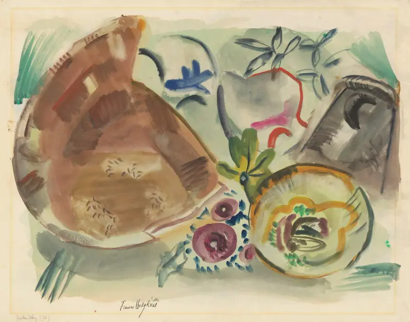 Zerbrochenes Steingut von Frances Hodgkins