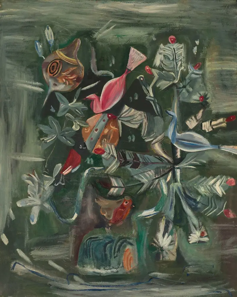 Weihnachtsbaum von Frances Hodgkins