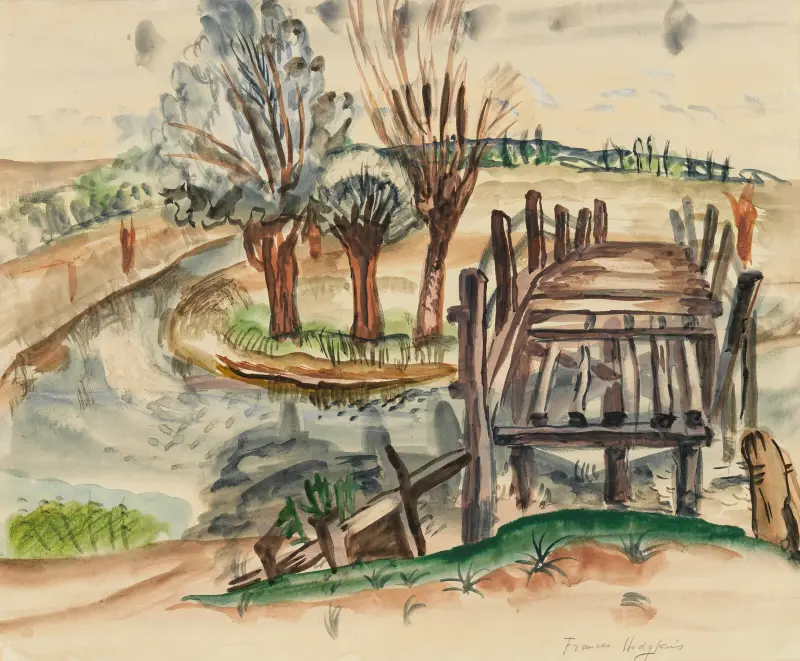 Flatford Bridge von Frances Hodgkins
