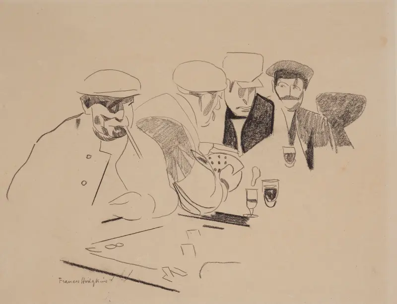 Kortspelarna av Frances Hodgkins