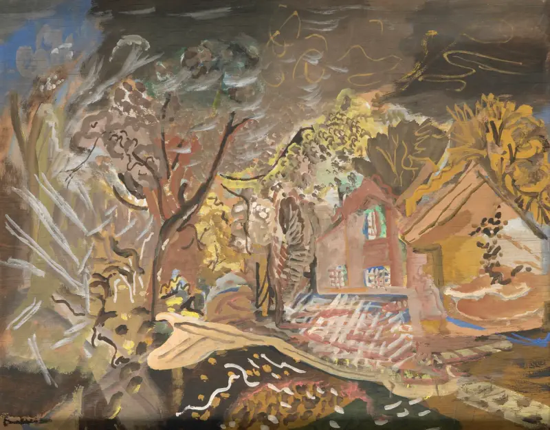 The Croft House, Bradford on Tone, Taunton, Somerset av Frances Hodgkins