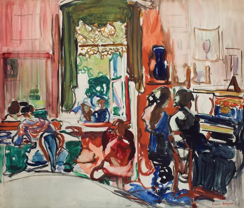 The Piano Lesson av Frances Hodgkins