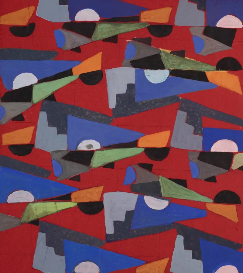 Untitled (Textile design no VIII) av Frances Hodgkins