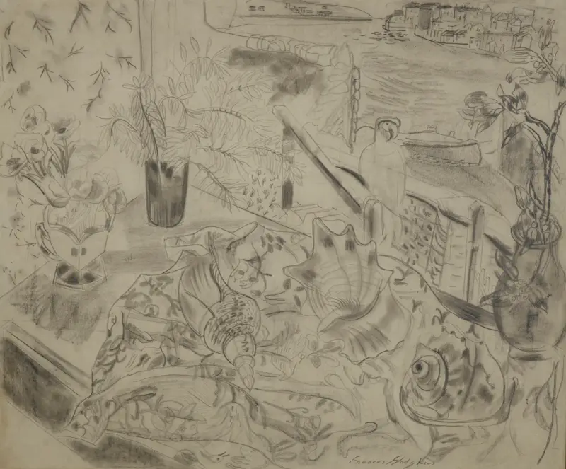 Wings over water av Frances Hodgkins