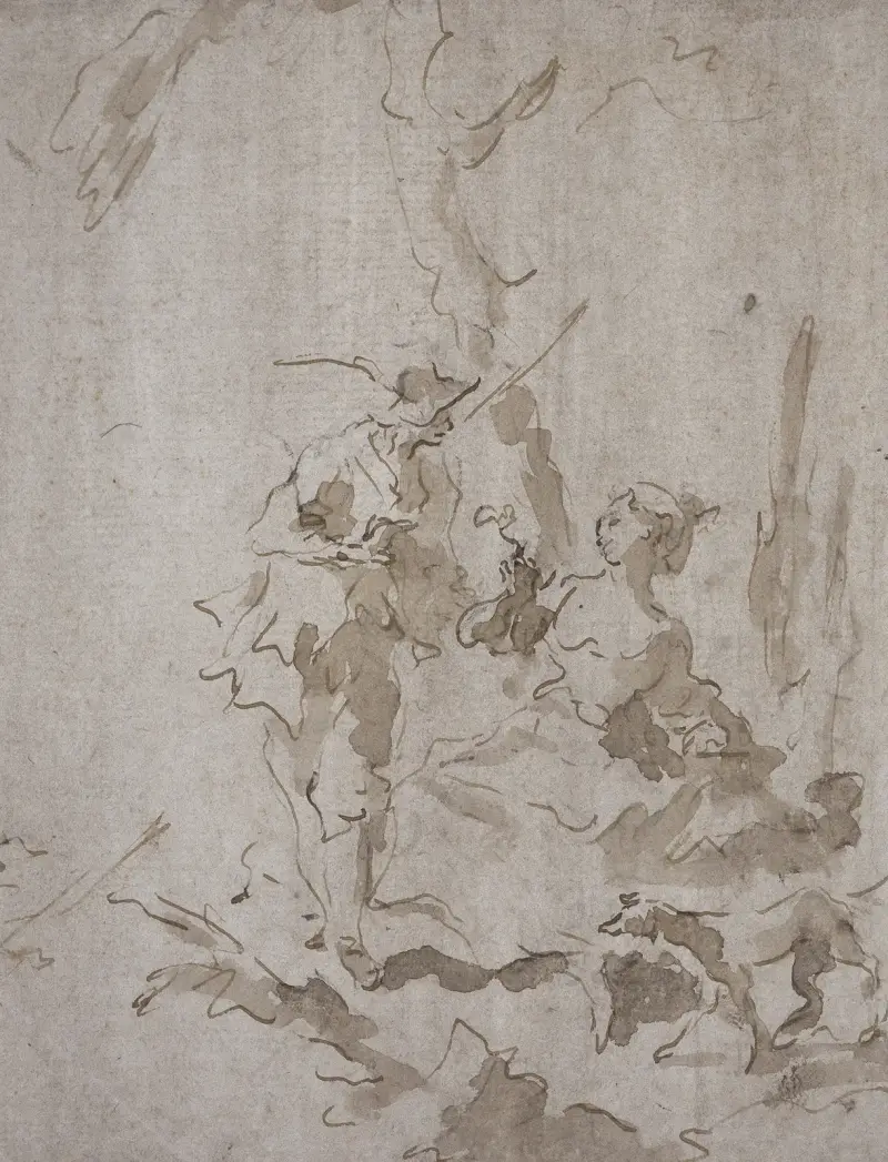 Elegant par av Francesco Guardi