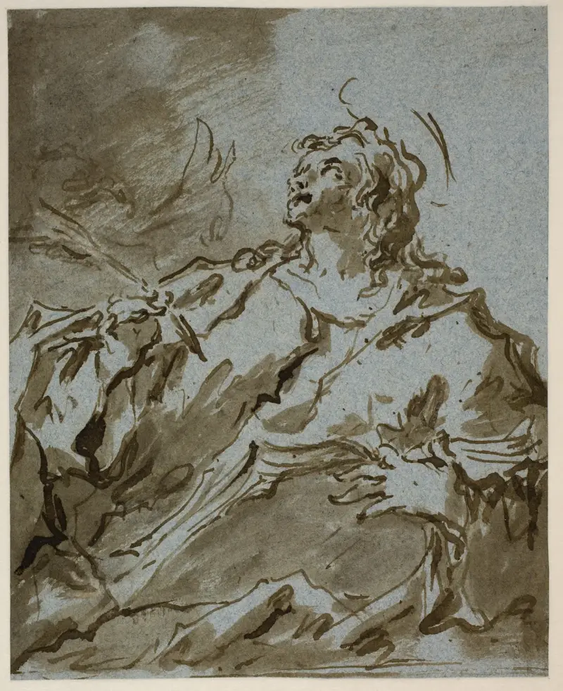 Evangelisten Johannes av Francesco Guardi