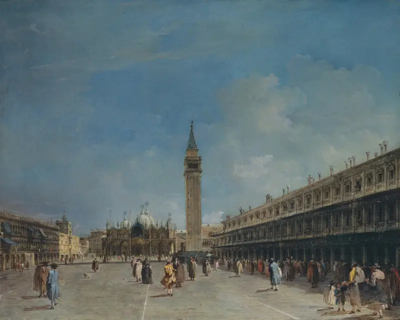 Piazza San Marco av Francesco Guardi