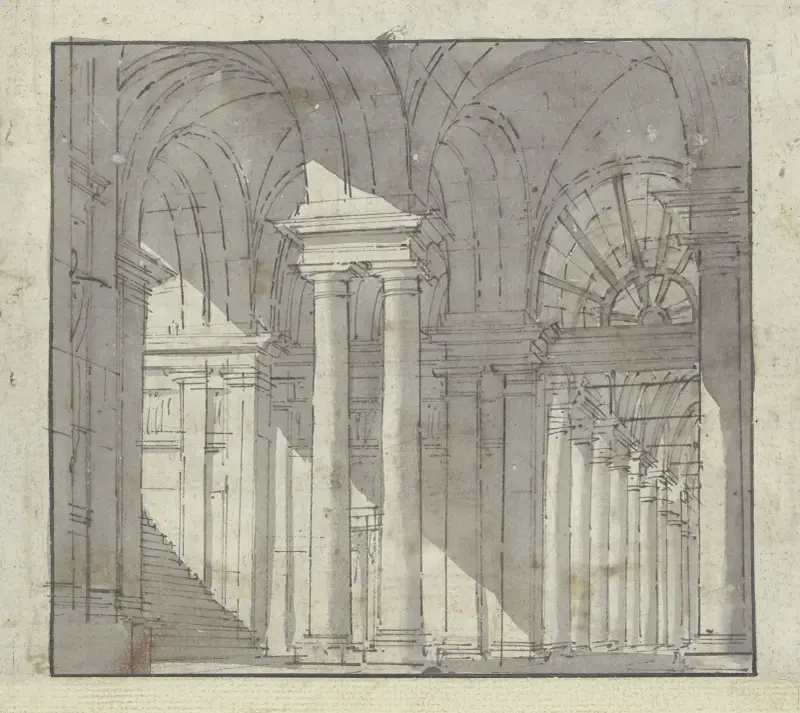 Portico av Francesco Guardi