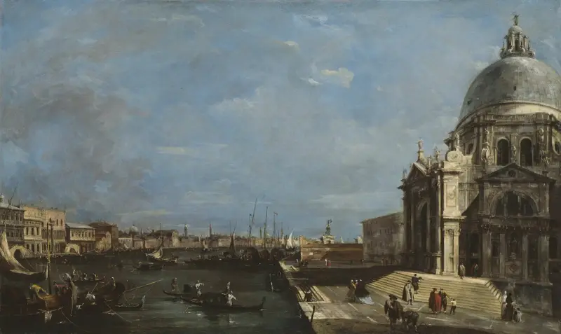Stora kanalen, Venedig av Francesco Guardi