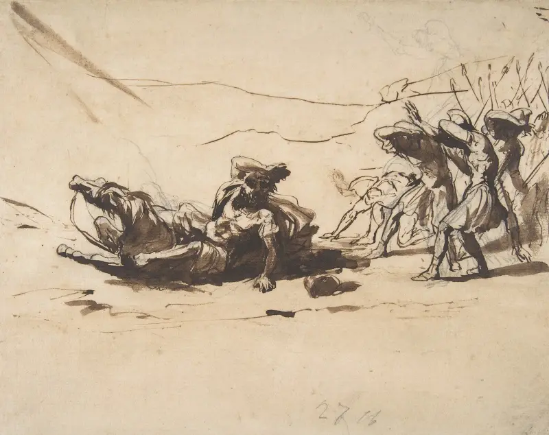 Conversion of Saint Paul av Pier Francesco Mola