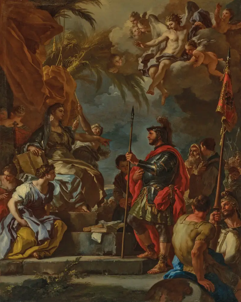 Debora och Barak av Francesco Solimena