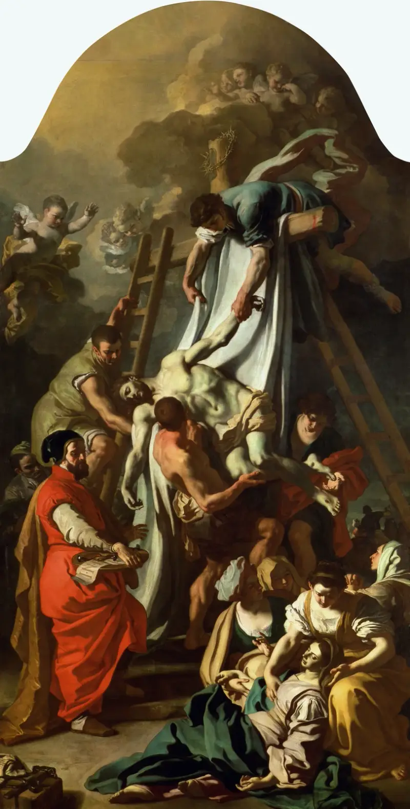 Snímání z kříže, Francesco Solimena