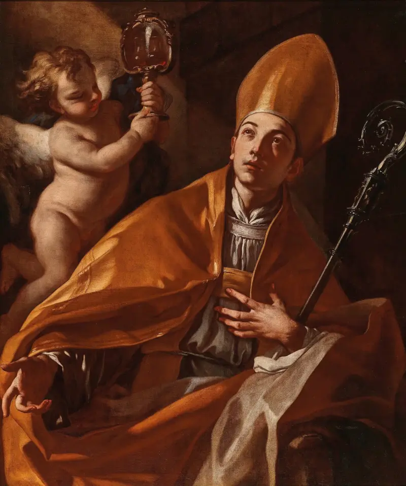 San Gennaros mirakel av Francesco Solimena