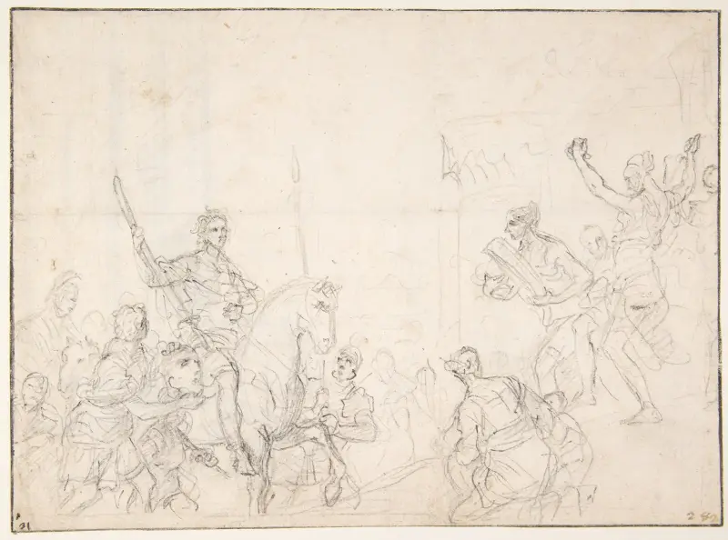 Davids triumf av Francesco Solimena