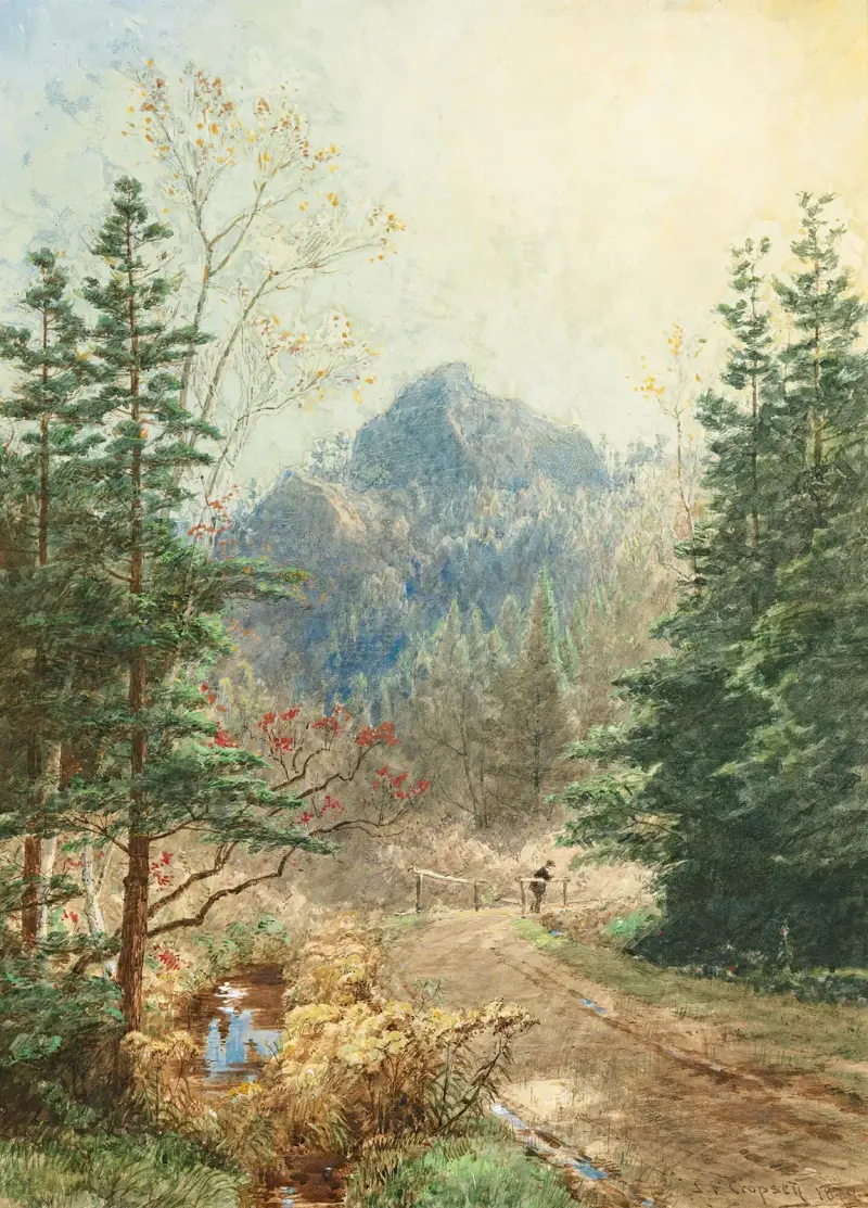 Greenwood Notch, New Jersey von Jasper Francis Cropsey