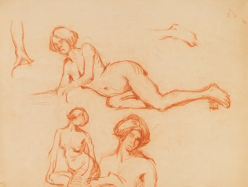 Aktstudie av Francis Picabia