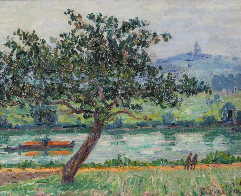 Loires stränder, St. Julien sur Loire av Francis Picabia
