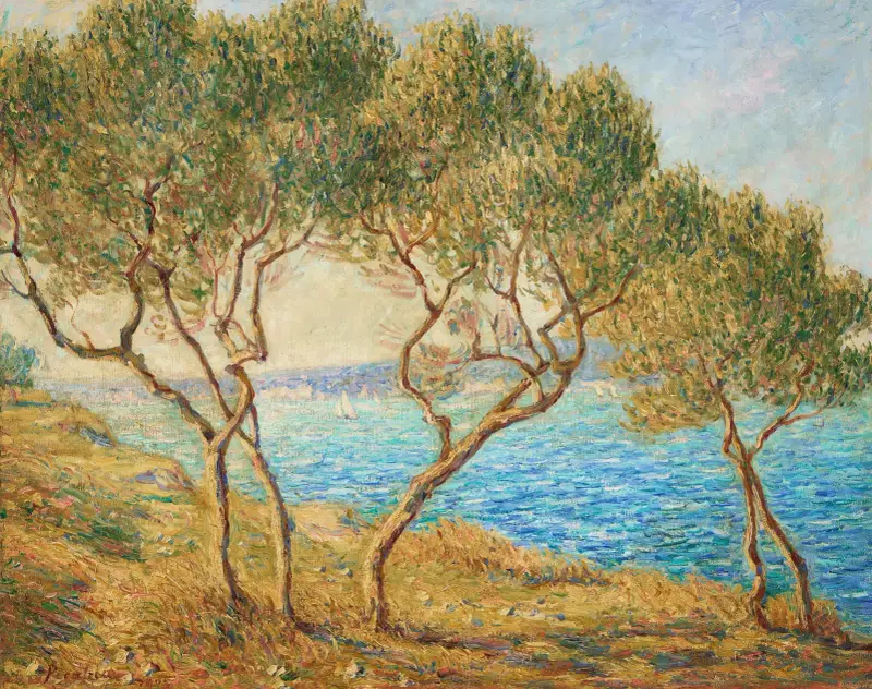Olivträden, soleffekt i Martigues av Francis Picabia