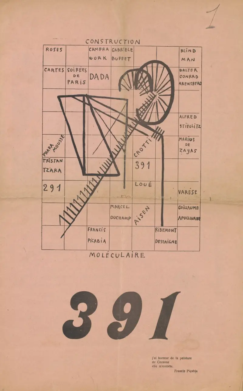 Cząsteczkowy, Francis Picabia