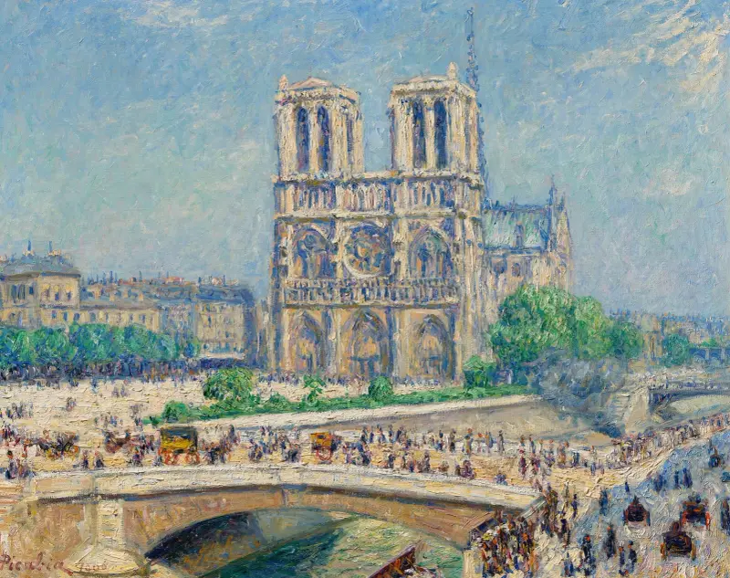 Notre-Dame, soleffekt av Francis Picabia