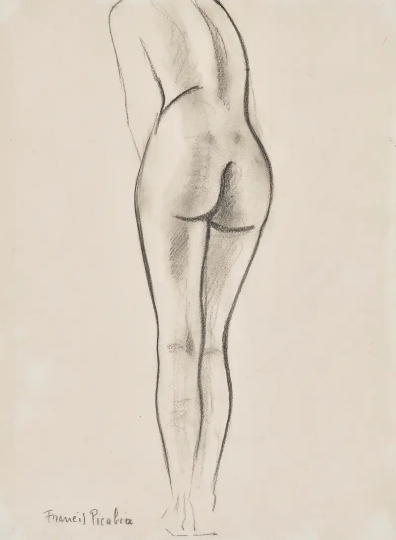 Två nakna kvinnor av Francis Picabia