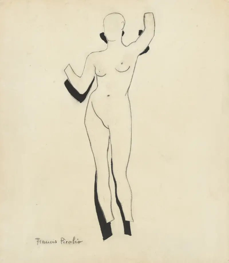 Nu debout av Francis Picabia