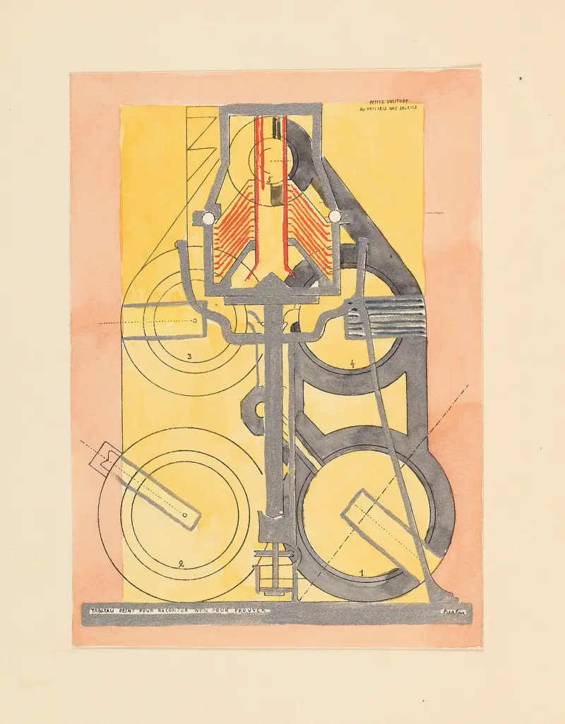 Liten ensamhet bland solar av Francis Picabia