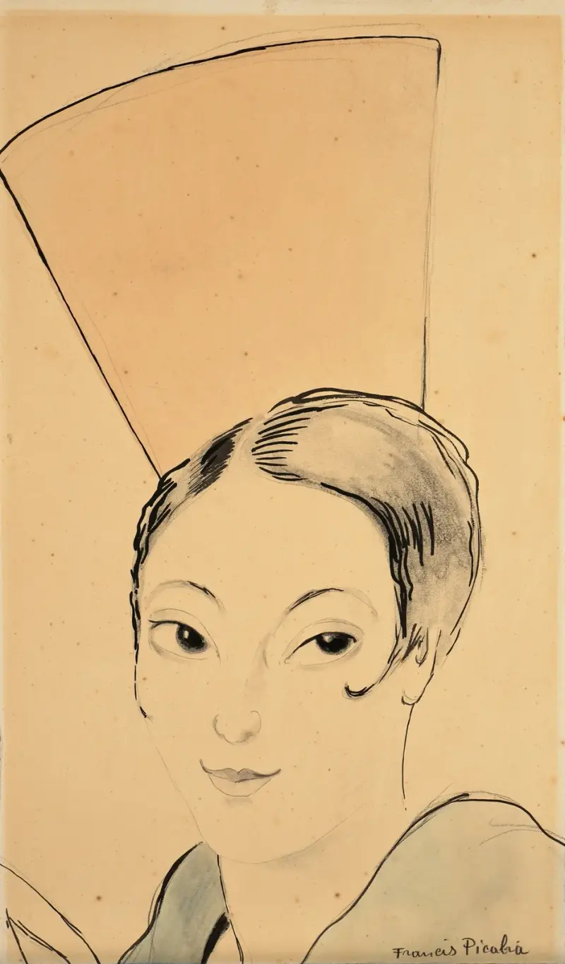 Utan titel (spansk kvinna) av Francis Picabia