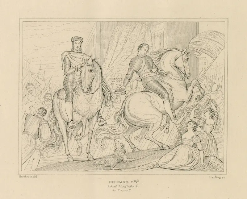 King Richard the Second, act V, scene II av William Francis Starling