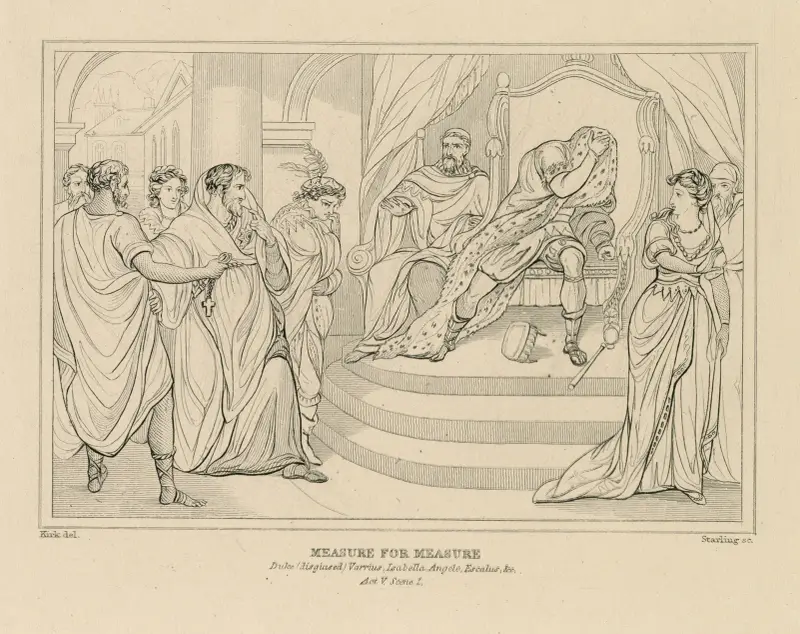 Measure for measure, act V, scene 1 av William Francis Starling