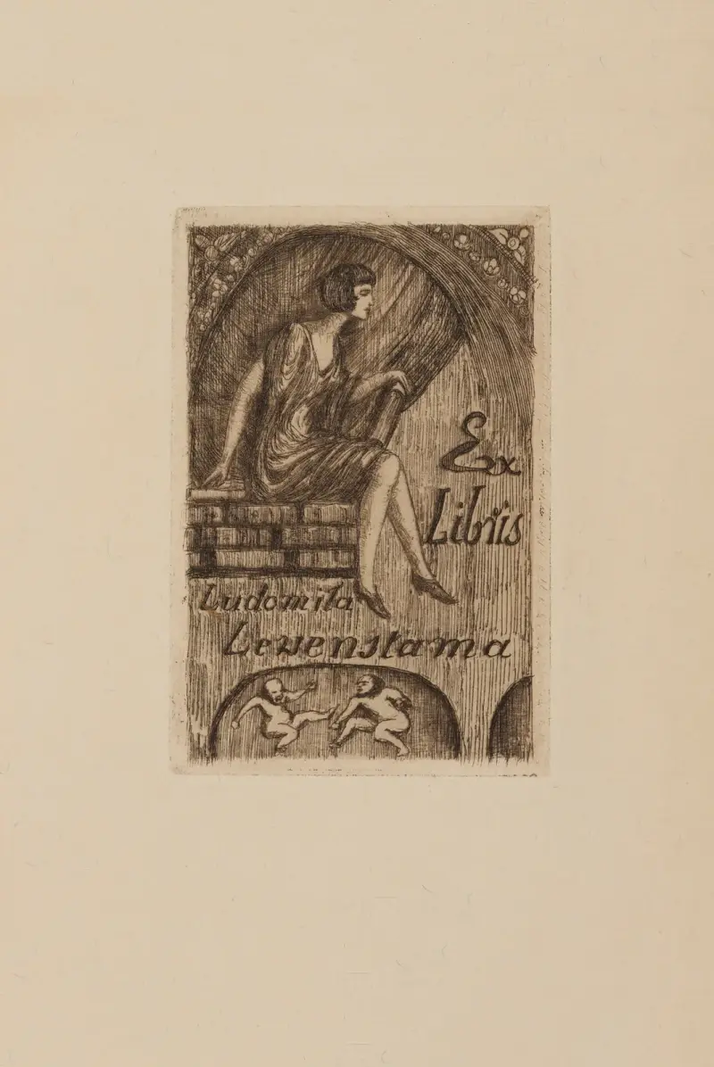 Ex libris Ludomiła Lewenstama av Franciszek Siedlecki