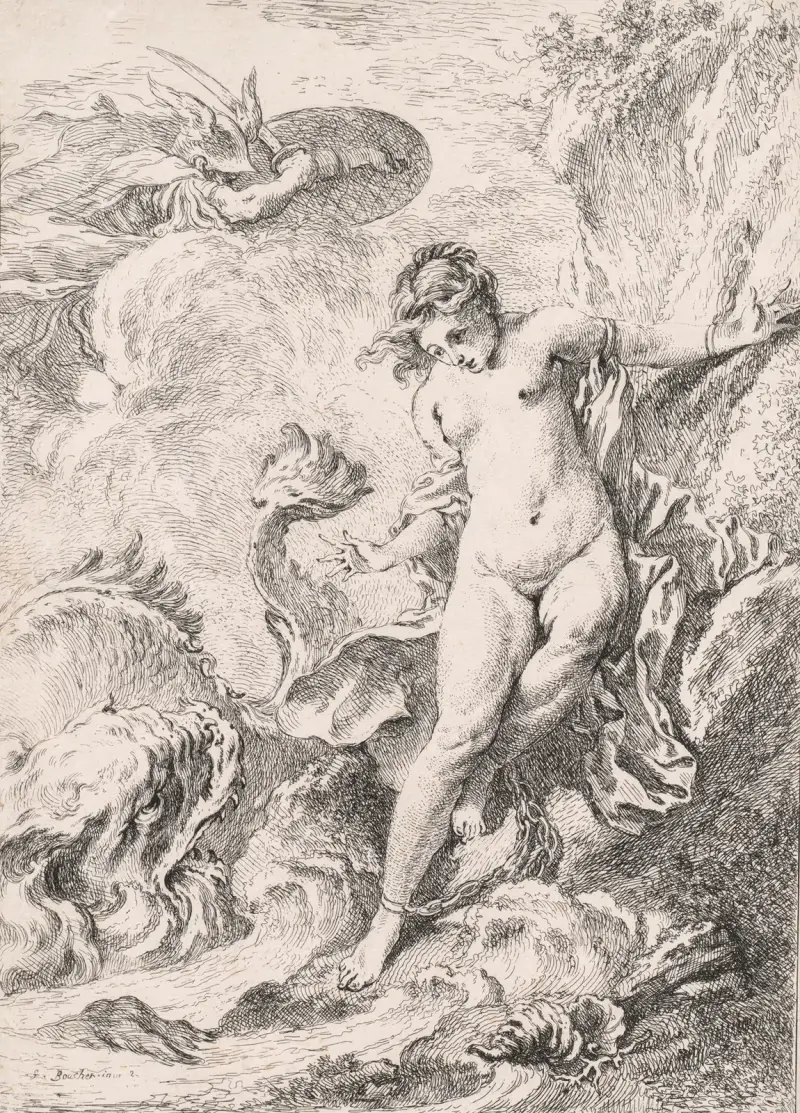 Andromeda av François Boucher
