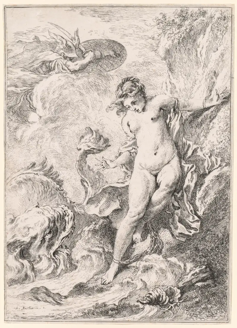 Andromeda av François Boucher