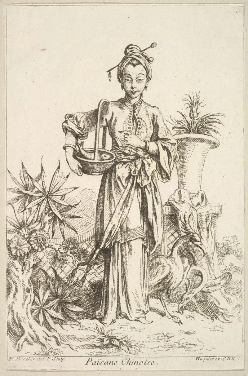 Kinesisk bonde av François Boucher