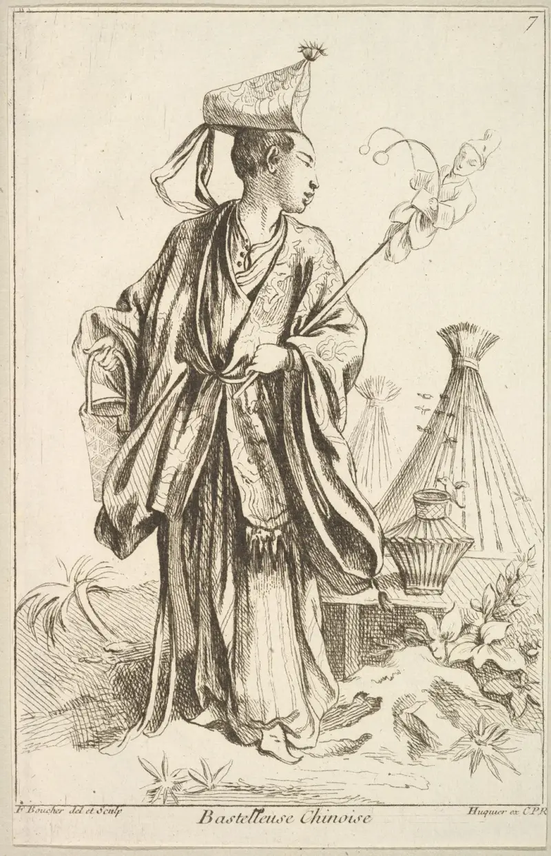 Kinesisk artist av François Boucher