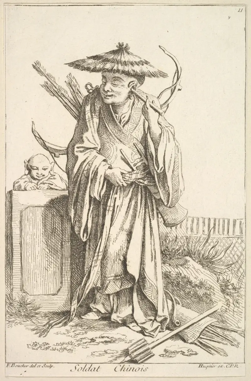 Kinesisk soldat av François Boucher