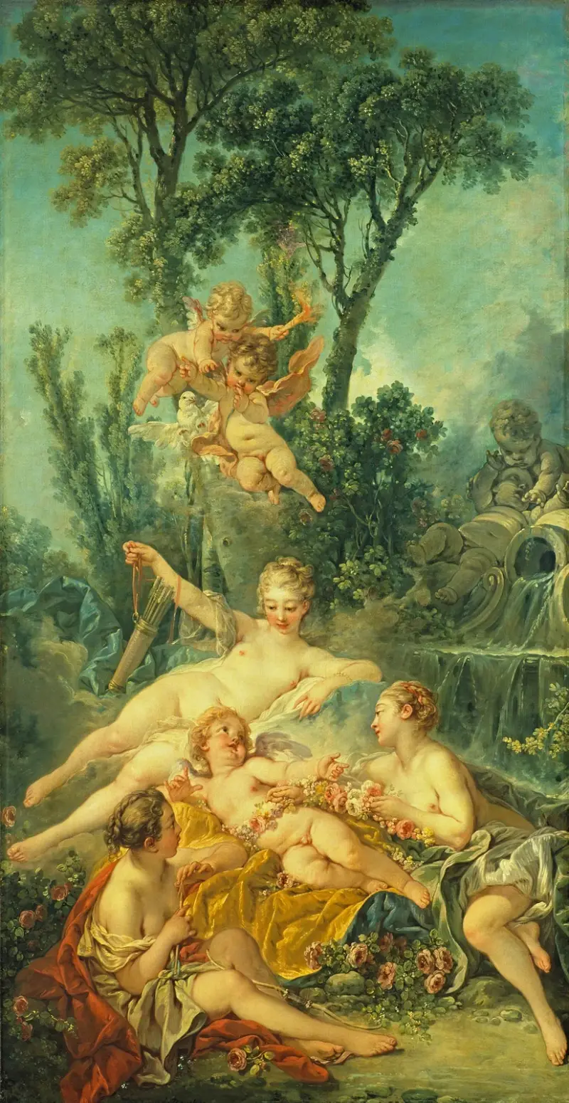 Amor som fånge av François Boucher