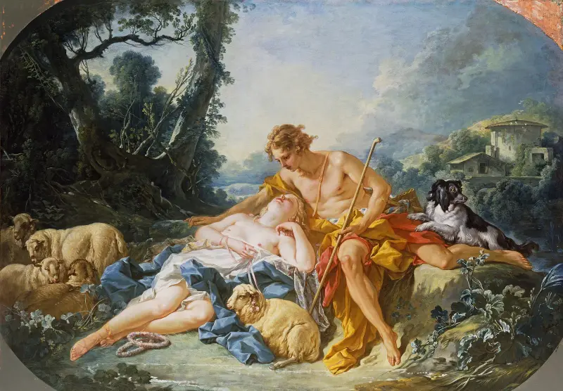 Daphnis und Chloe von François Boucher