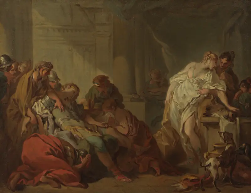 Meleagros död av François Boucher