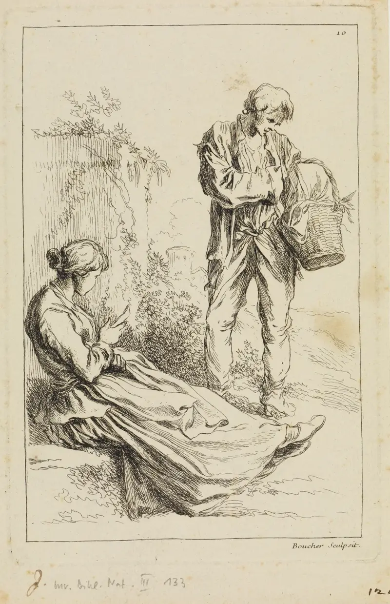 Figurstudier av François Boucher